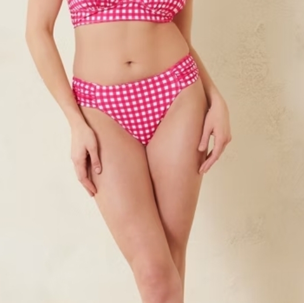 NWT Tommy Bahama Women's Reversible Hipster Swim Bottoms: Passion Pink: XL - Picture 13 of 13